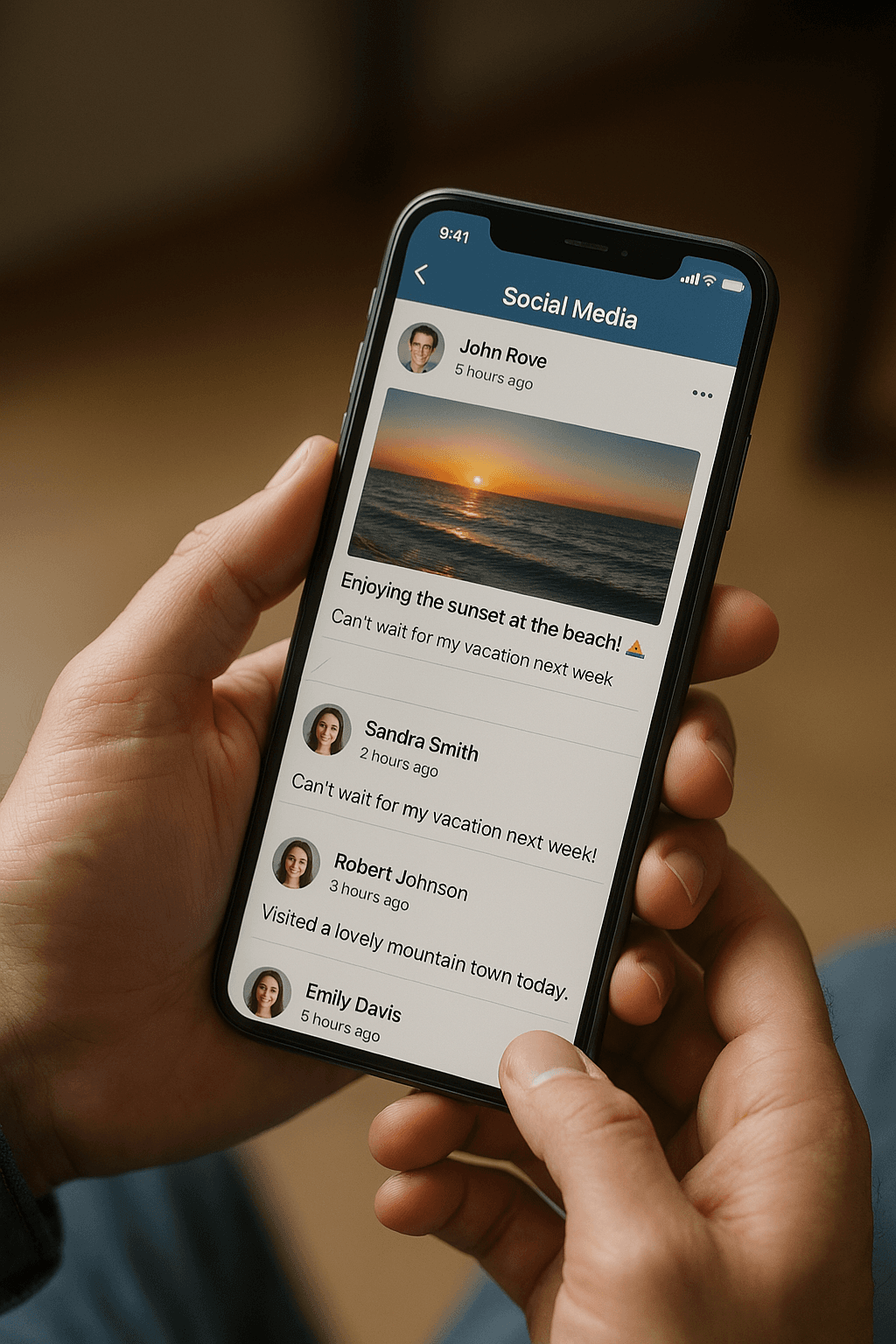 Social media automation on phone